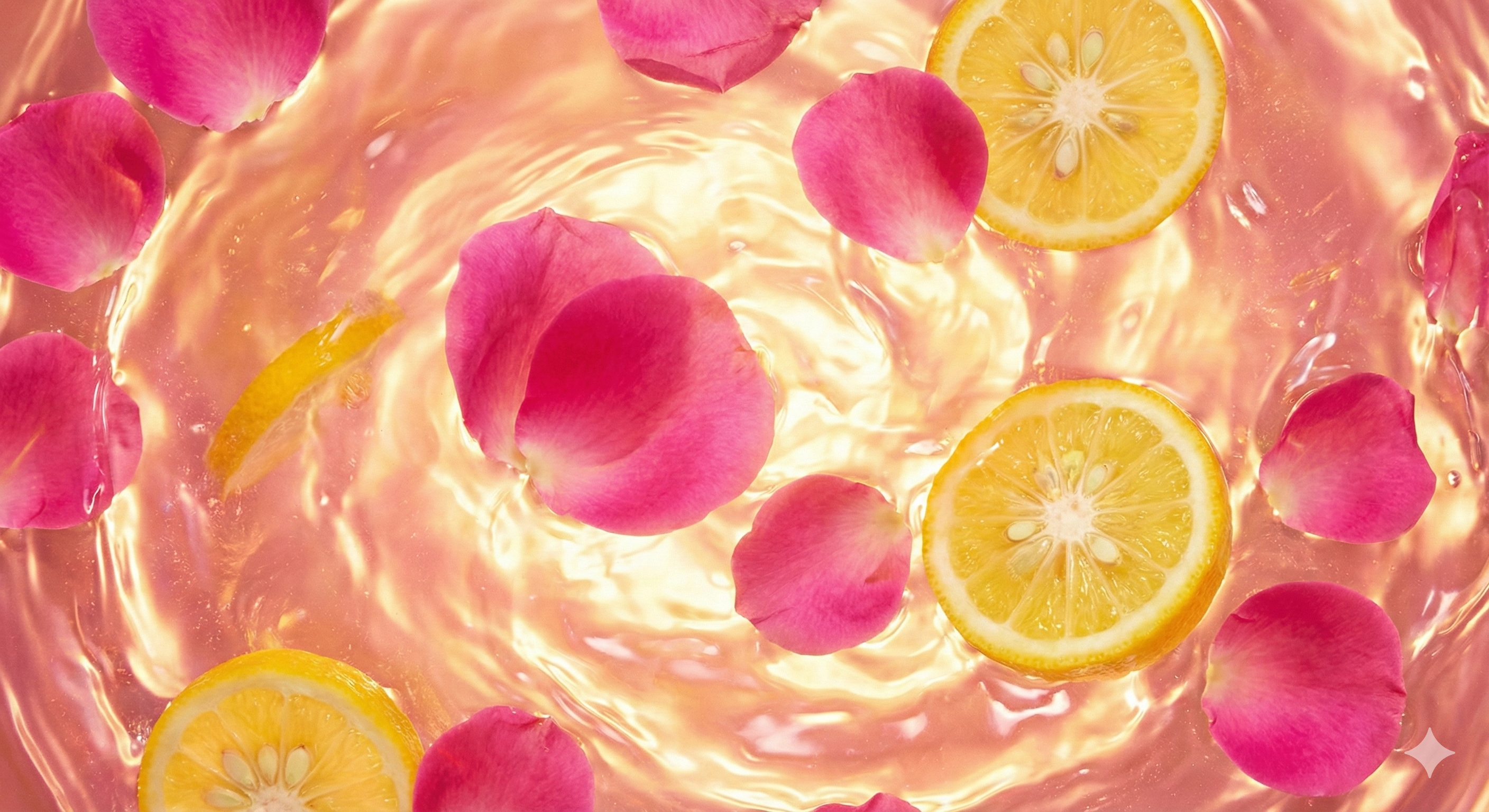 Rose and Yuzu ingredients